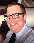 Waylon Baumgardner in his office