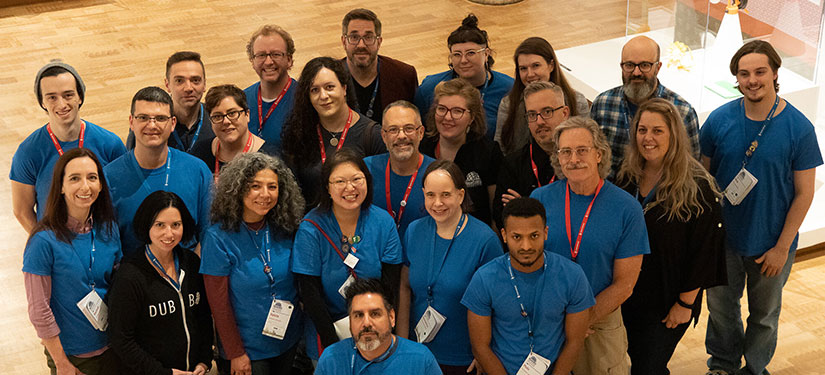 Annual Conference volunteers pose as group