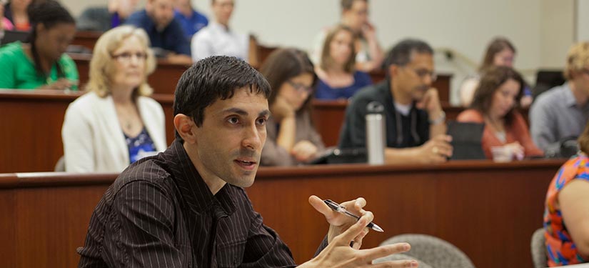 Regional attendee asks question during session